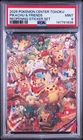 2025 POKEMON CENTER TOHOKU REOPENING STICKER SET PIKACHU & FRIENDS PSA 9