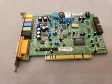 Vintage Turtle Santa Cruz Crystal PCI Sound Audio Card Dell 038FRH
