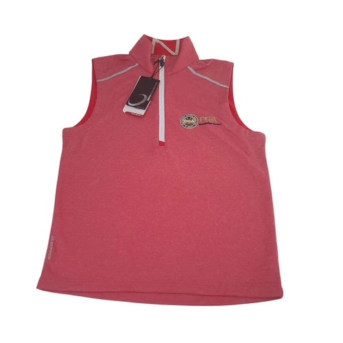 Zero Restriction PGA Metropolitan Section men's sleeveless 1/4 zip vest Sz Small - product listing photo