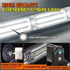 80LEDs Traffic Advisor Strobe Light Bar Emergency Warning Flashing W/Control — photo 3