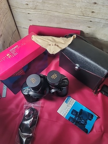Montgomery Ward Zoom Binoculars 7-15 x 35mm 300ft at 1000yds 7x Works - Picture 1 of 10