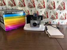 Vintage 1970's Polaroid Colorpack II Land Camera With Bulb Film Original Box