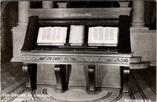 The Library Of Congress Gutenberg Bible Washington DC Vintage Postcard TP11-30