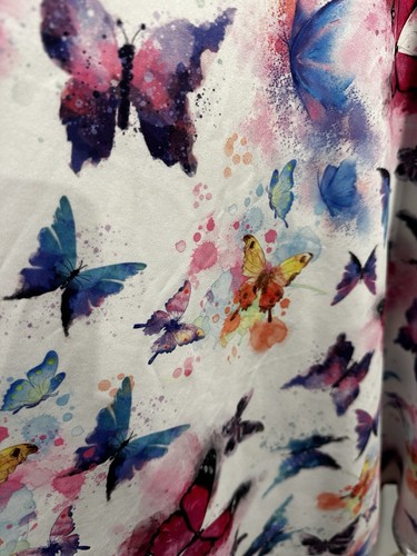 Dolly and Dotty Scarlette White Sleeved Butterfly Midi Dress Size Aus 14 NEW - Picture 15 of 16