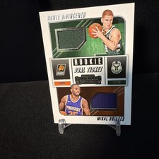 2018-19 Contenders Rookie Ticket Dual Swatches  Donte DiVincenzo & Mikal Bridges