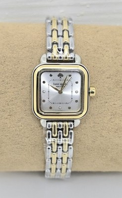 kate spade Two-Tone Dot Dial Bracelet Watch — Silver & Gold NEW Kate Spade Gracie Two Tone Gold & Silver Bracelet Square  main image 3