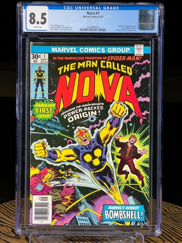 NOVA #1 CGC 8.5 September 1976 KEY ISSUE First Appearance Marvel