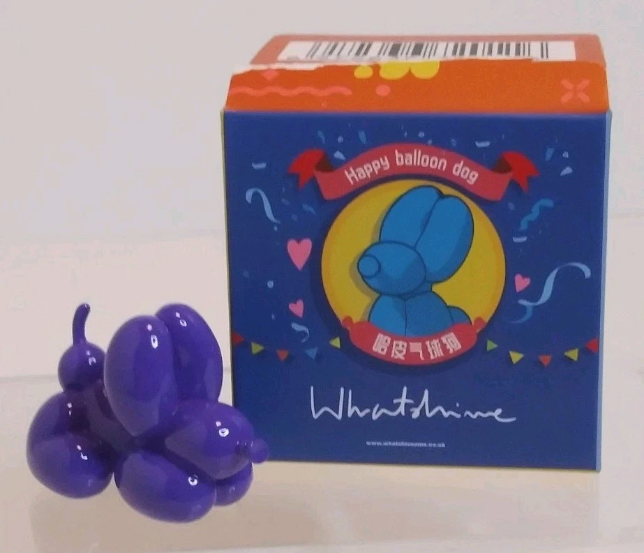 Happy Balloon Dog🎈🐕 Bluepiper x Whatshisname WAGGING Mini Figure 1" PVC NEW - Image 2 of 4