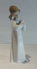 Lladro 4871 Girl Playing Guitar Figurine