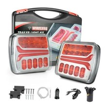 Wireless Trailer Lights Kit, Magnetic LED Tail Light for Trailer, IP67