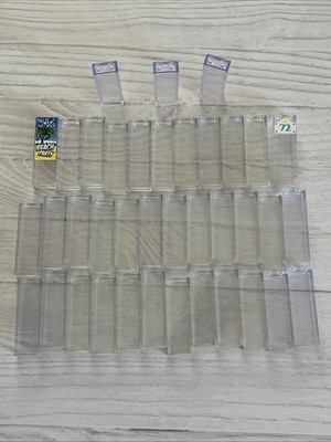LEGO LOT 38 PCS TRANS CLEAR 1X2X5 PILLAR COLUMN BRICK BUILDING PIECES
