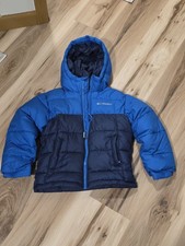 Columbia Youth Pike Lake Hooded Jacket two-tone blue and navy color Size XS