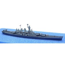 1PC 22cm 1/1000 WWII USS Washington BB-56 Battleship Model W/Display Stand