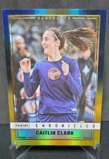 CAITLIN CLARK 2025 PANINI CHRONICLED #91 BLACK AND GOLD HOLO 44/49 BANGER 🔥