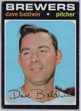 1971 Topps #48 Dave Baldwin in EX Condition Brewers