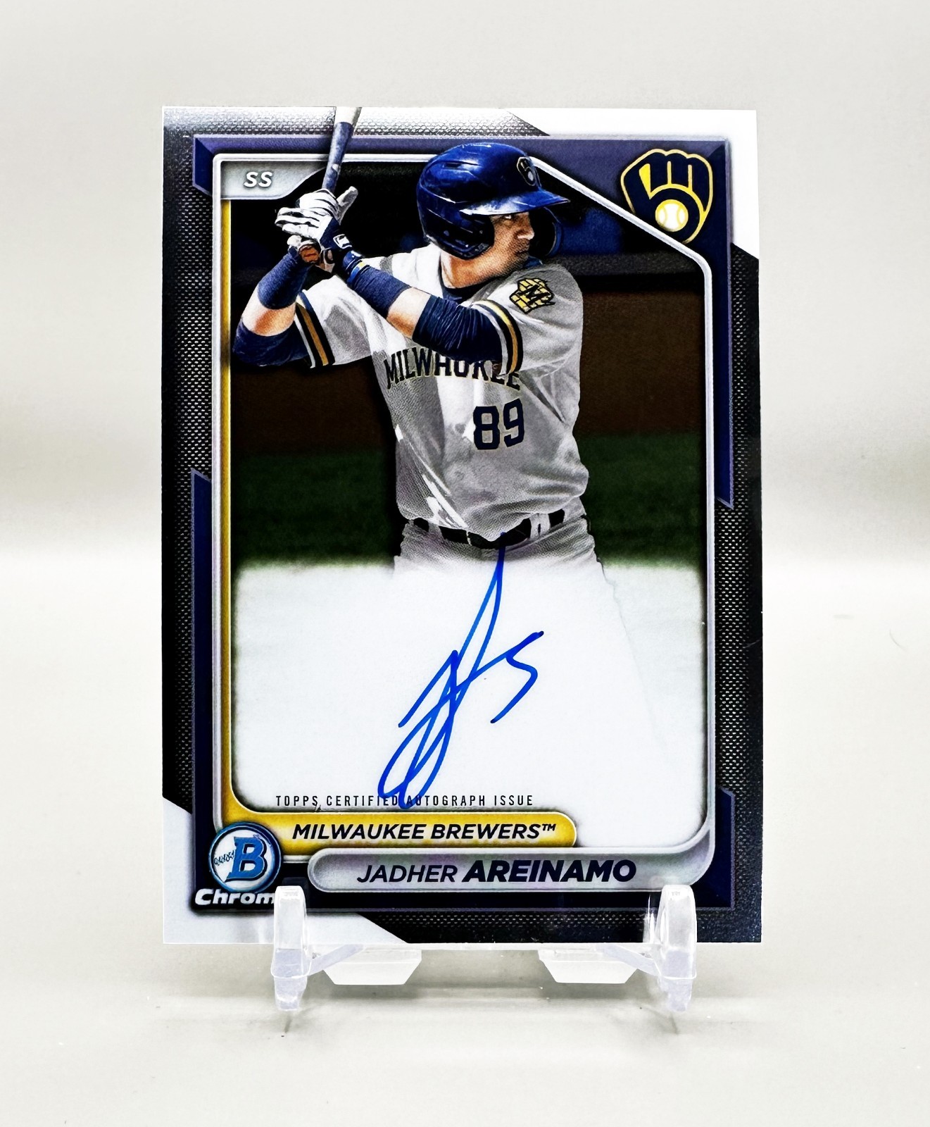 2024 Bowman Chrome Baseball Prospects Autograph #CPA-JA   JADHER AREINAMO