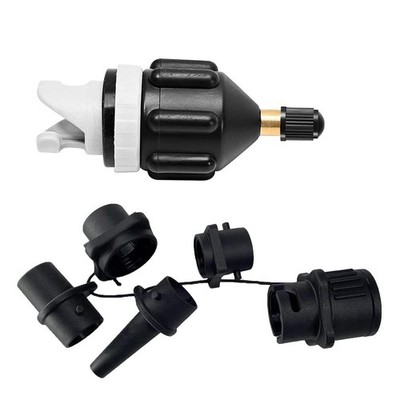 Inflatable Boat SUP Pump Adapter Kit, Premium Conventional Pump Air Valve Ada...