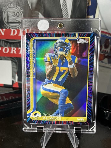 2025 Topps Chrome - Davante Adams #165 Neon Pulse Refractor