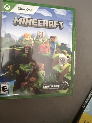 Minecraft Starter Pack Xbox One Game Disc w/ Case E10+ Action & Adventure