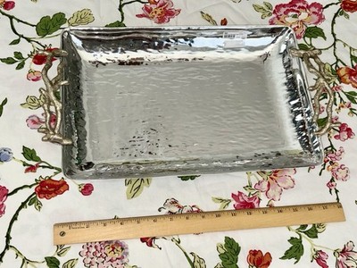 Beatriz Ball Ocean Coral Rectangular Platter With Handles