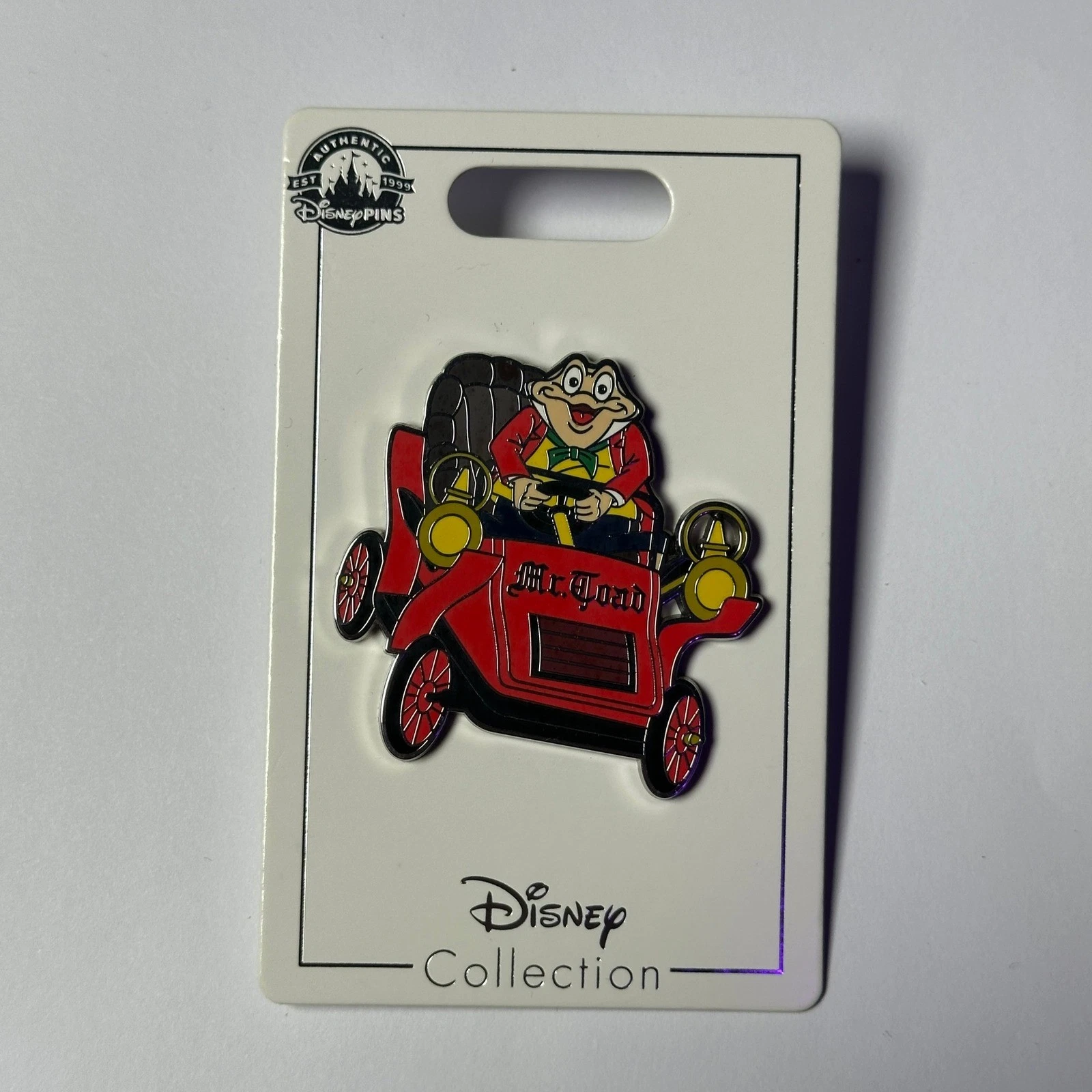 Disney Parks Mr Toads Wild Ride Enamel Pin Disney Collection Red Motorcar NEW