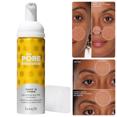 BENEFIT The POREfessional Tight 'N Toned AHA PHA Pore Refining Toner 133ml $34