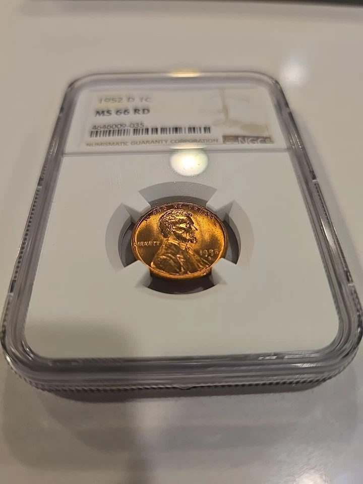 1952 D Lincoln Wheat Cent MS66RD Bright Red with Superb Luster - Image 3 of 4