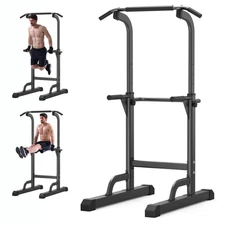 Power Tower for Home Gym, 330LBS Pull Up Bar & Dip Station for Strength Training