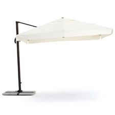 Ombrellone Senso Flap 3x4 Ecru con Braccio laterale Palo Decentrato in Alluminio