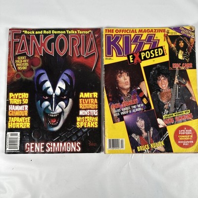 Fangoria Magazine #298 Gene Simmons W/ Poster and Rock Scene Kiss Exposed READ