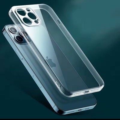 ultradünne, klare Handyhülle für iPhone 11 12 13 14 15 16 17 Pro X XR Silikon