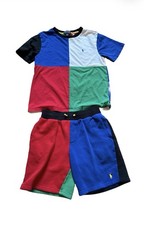 Polo Ralph Lauren Youth Color-Blocked Feece Sweat Suit Youth M 10-12