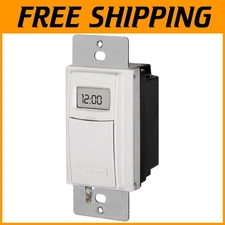 Astronomic Digital Timer Switch - 7 Day Programmable, White