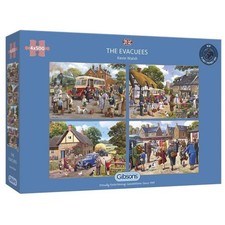 Gibsons Jigsaw Puzzles 4 x 500 Piece - The Evacuees