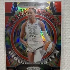 2025 Panini Prizm WNBA Kaleidoscopic A'ja Wilson Las Vegas Aces #6 /99
