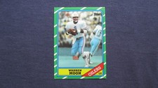 1986 Topps  #350 Warren Moon  Oilers  MINT