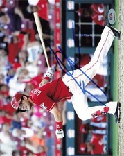 Scooter Gennett Reds Signed 8x10 Photo Autograph PSA/DNA AN48311