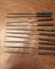 Precision Needle File Set 10pc Jewelers Metal Glass Wood Tool US Fast SHIPPING!