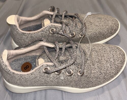 Allbirds Men’s Wool Runners Shoe Size 8 Brand New Everyday Sneaker Heather Taupe - Picture 1 of 5