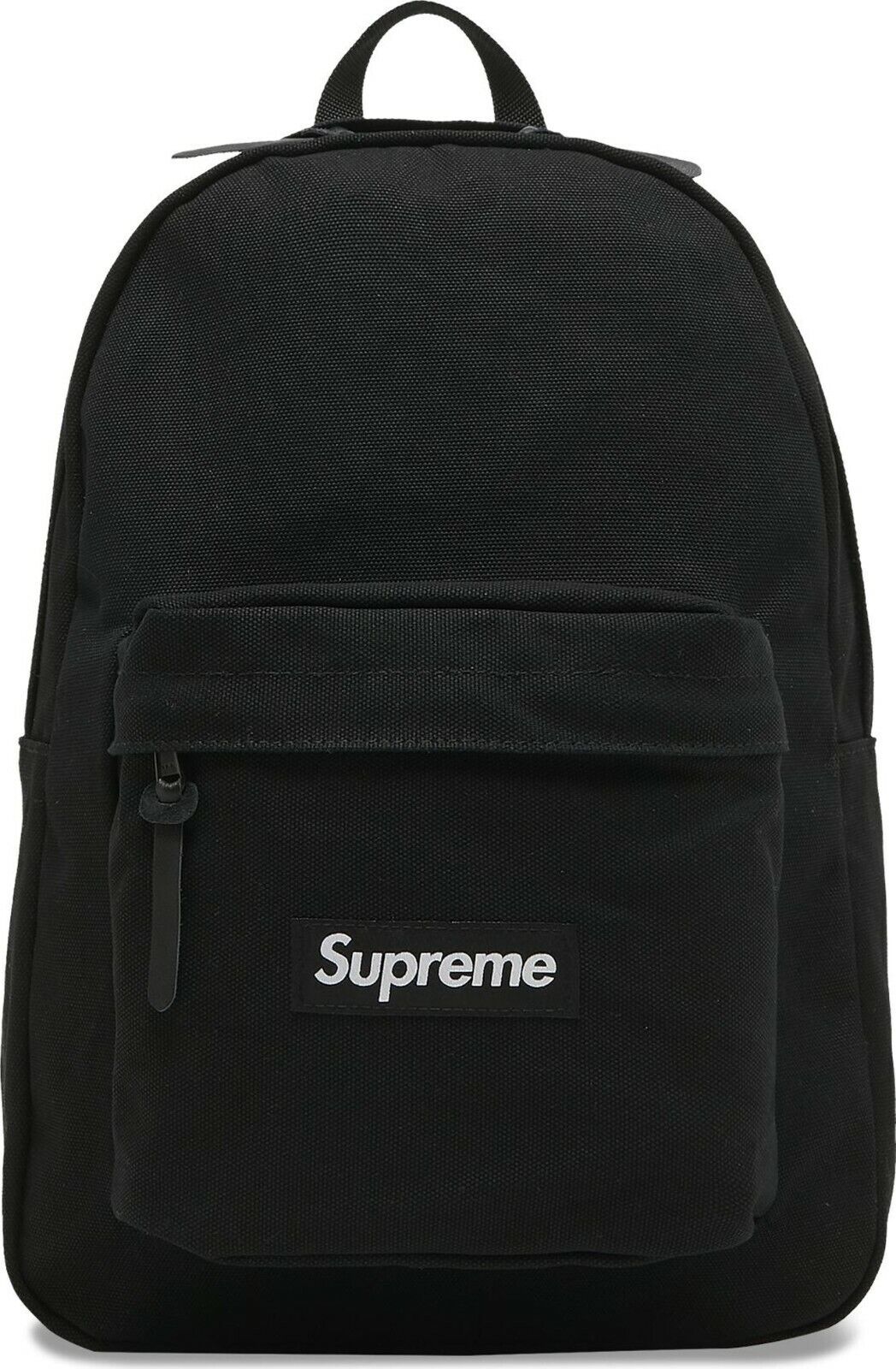 black canvas backpack