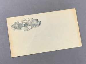 Antique 1920s CONGRESS SQUARE HOTEL Portland Maine Advertising Envelope