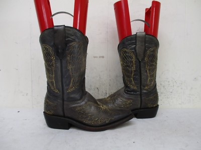 CORRAL Vintage Winged Cross Distressed Leather Western Cowboy Boots | Size 9D Corral boots vintage wing - Gem main image 3