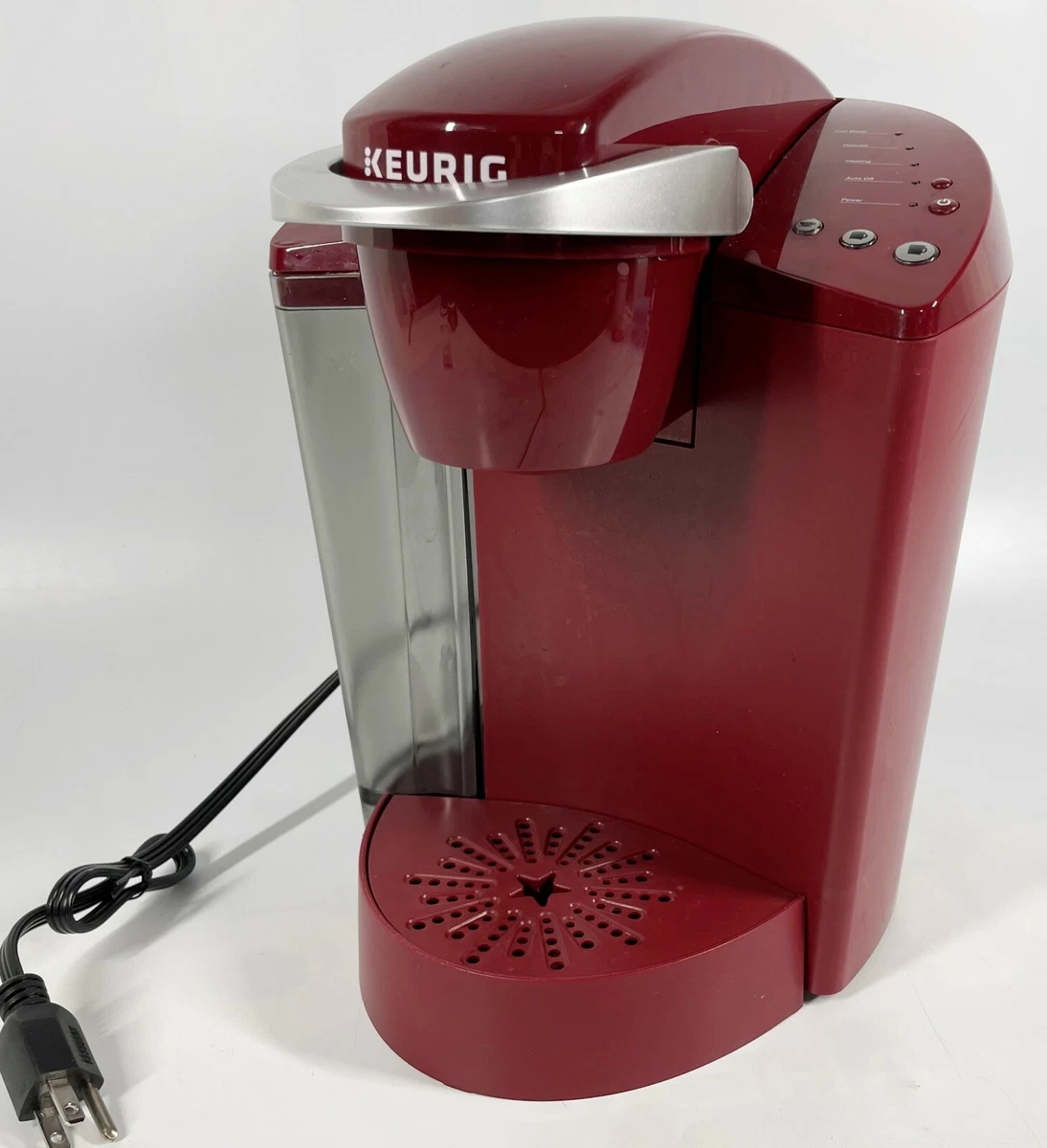 Keurig K-Classic Single Serve K-Cup Pod Coffee Maker, Rhubarb, Red