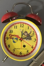 Curious George Adventures TWIN-BELL Alarm Clock Untested AA122