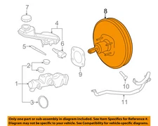 FORD OEM-Power Brake Booster BA1Z2005A