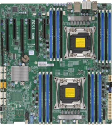  *FULL WARRANTY* Supermicro X10DAi Motherboard E-ATX Dual Socket R3 LGA2011 Xeon