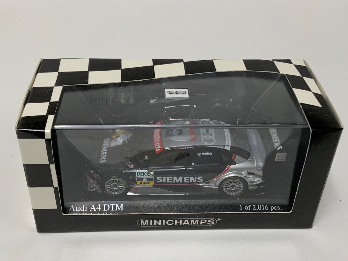 1/43 Minichamps Audi A4 2005 DTM Team Abt A.McNish car #06