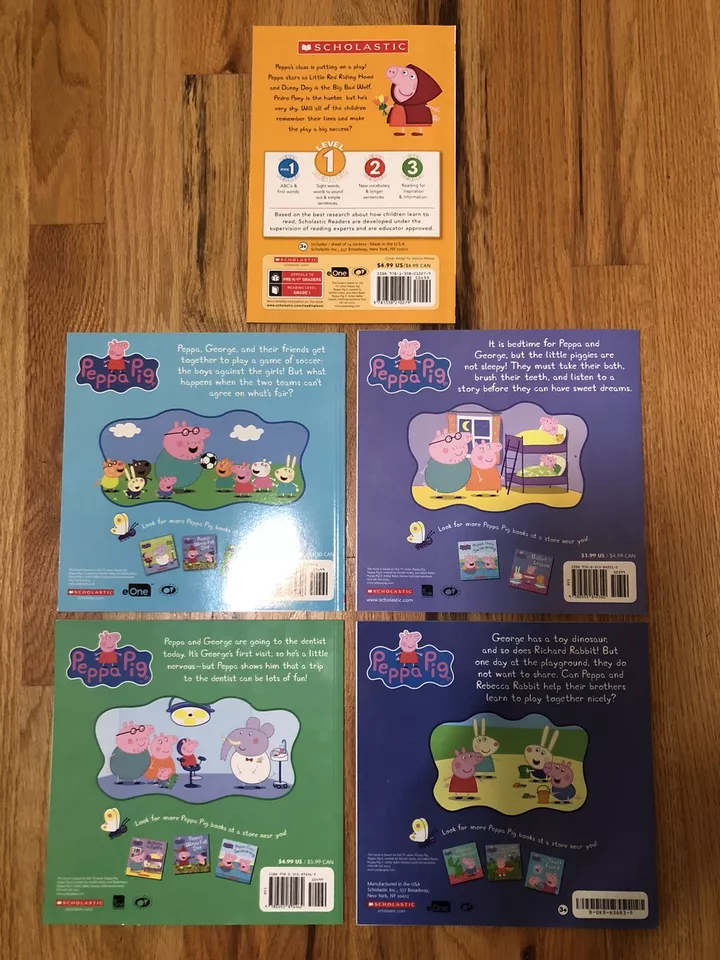 НОВЫЙ — лот из 5 книг о свинке Пеппе — учебная — стоматолог, врач, совместное использование, перед сном - Изображение 3 из 3