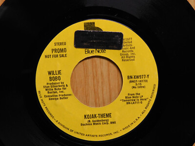 Willie Bobo Promo Soul Jazz Funk Inst 45 Kojak Theme on Blue Note