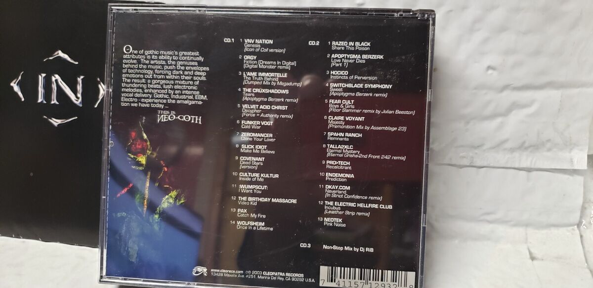 Neo-Goth Various Artists 2003 (3 CDs) complete w/slip cover Neo-Goth Various Artists 2003 (3 CDs) complete w/slip cover